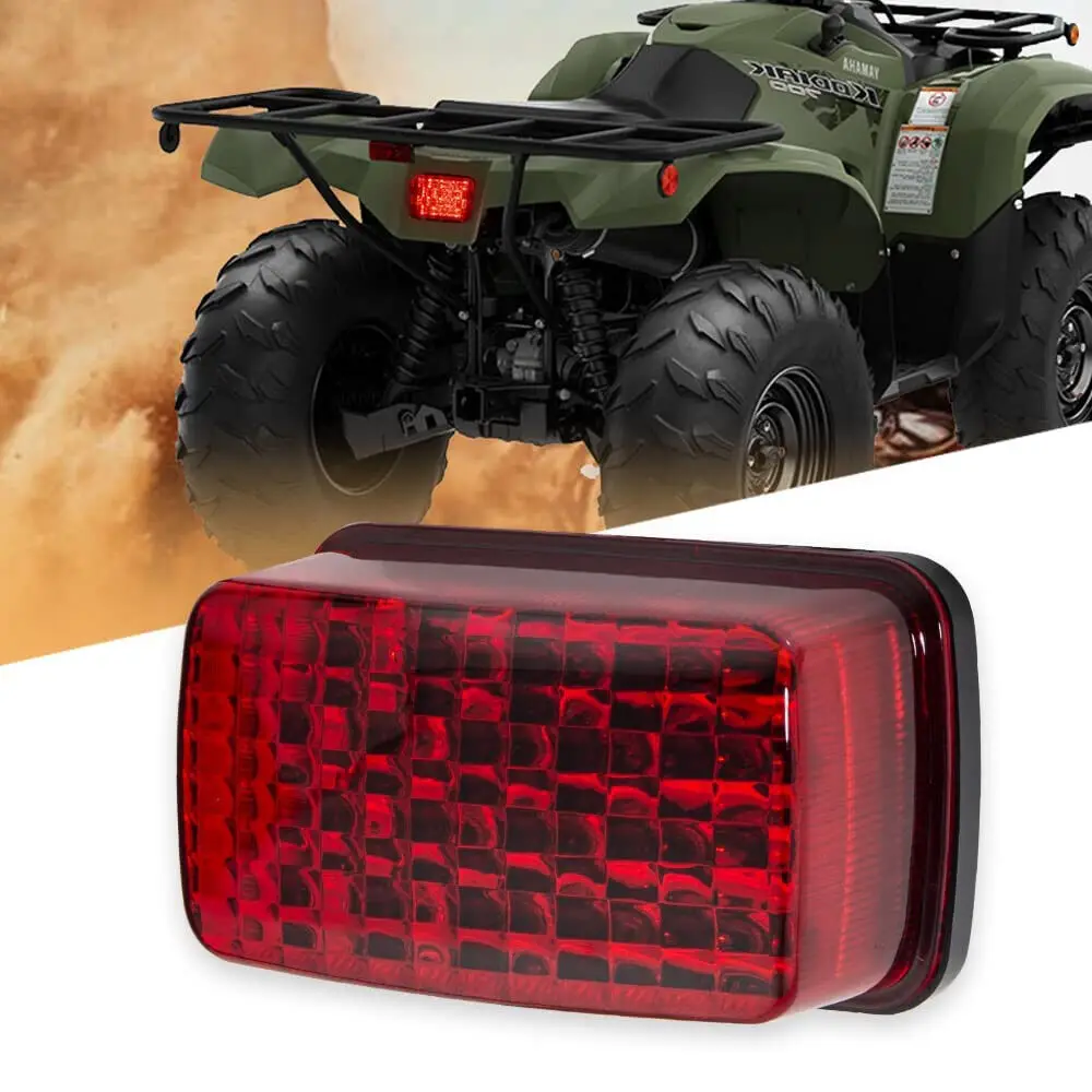 Motorcycle LED Tail Lamp Rear Brake Tail Light For Yamaha Grizzly Viking ATV UTV off-road modification LED brake and tail lights