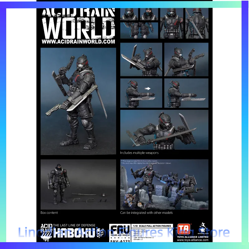 

Коллекционная фигурка Acid Rain War FAV-A123 Haboku FAV-A124 Ujaku, масштаб 1/18, 3,75 дюйма, подарок