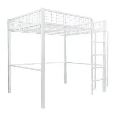 JZD school dormitory apartment metal loft bed adult bunk bed with wardrobe desk and shelf customization