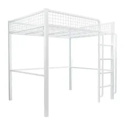 JZD school dormitory apartment metal loft bed adult bunk bed with wardrobe desk and shelf customization