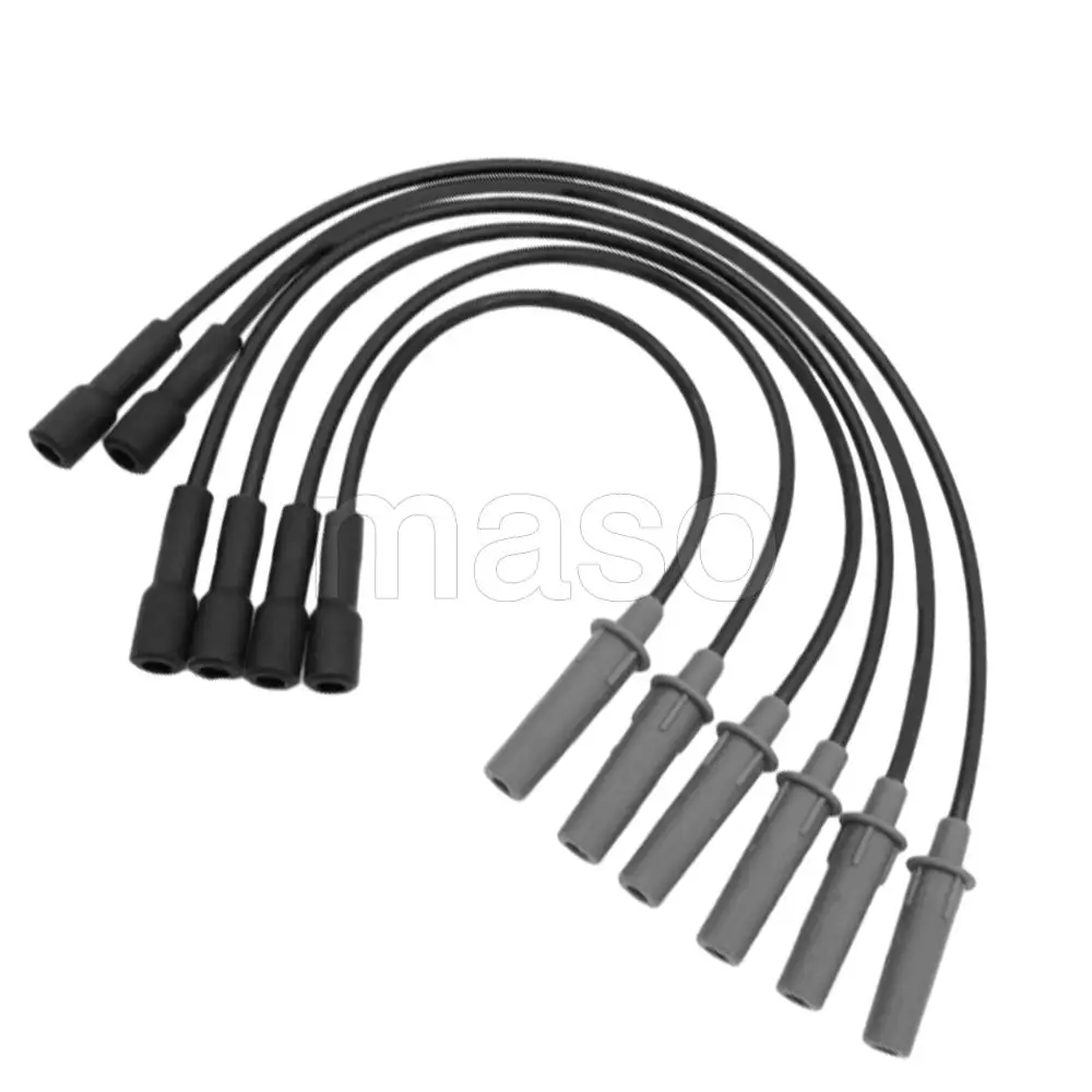 

Наборы проводов для свечей зажигания с улучшенной производительностью, пластик + силикагель, подходит для Chrysler Pacifica 2005-2008 5019593AA