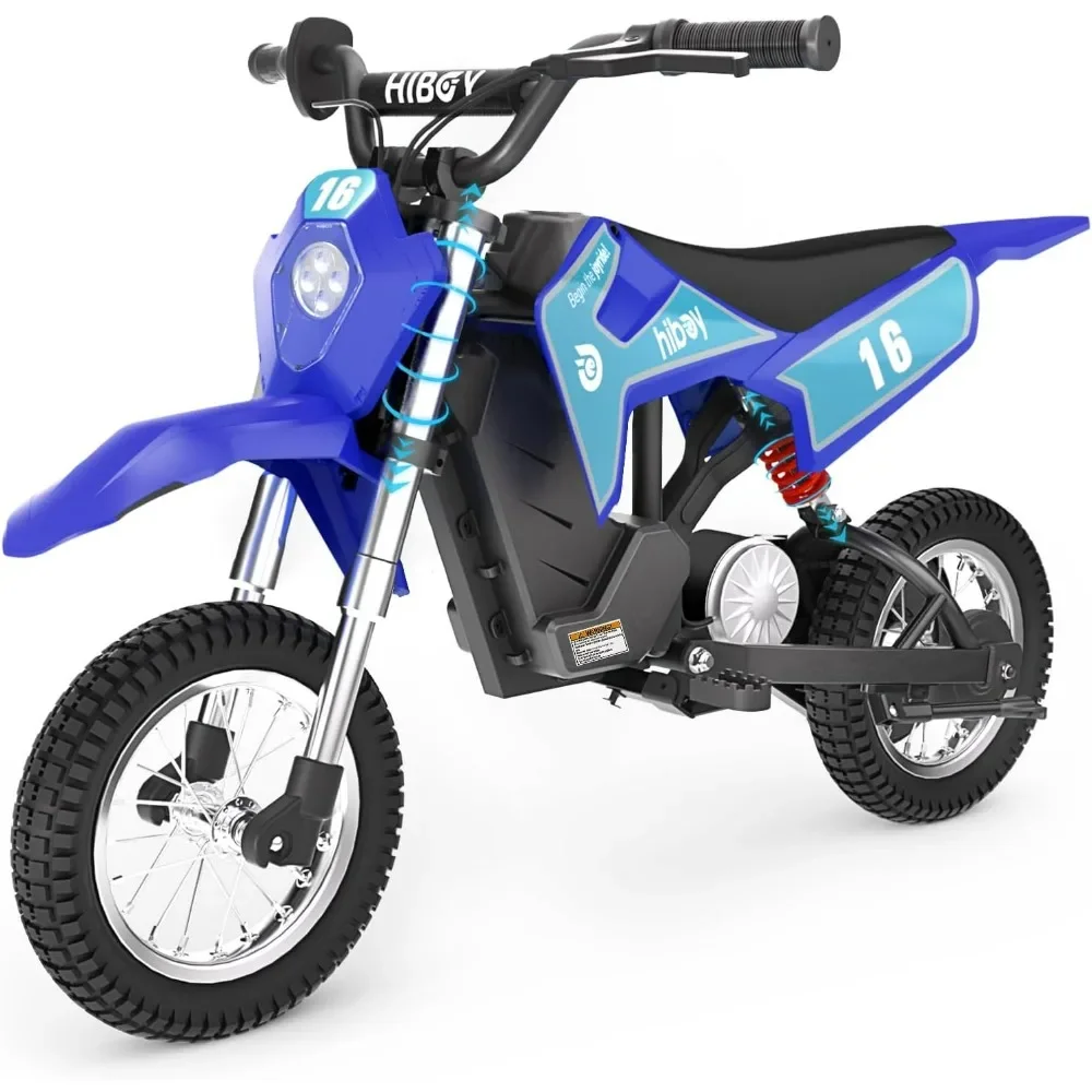 

DK1 36V Electric Dirt Bike,300W Electric Motorcycle - Up to 15.5MPH & 13.7 Miles Long-Range,3-Speed Modes Motorcycle