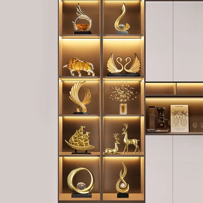 

Ornament, living room light luxury high-end modern style wine cabinet decoration