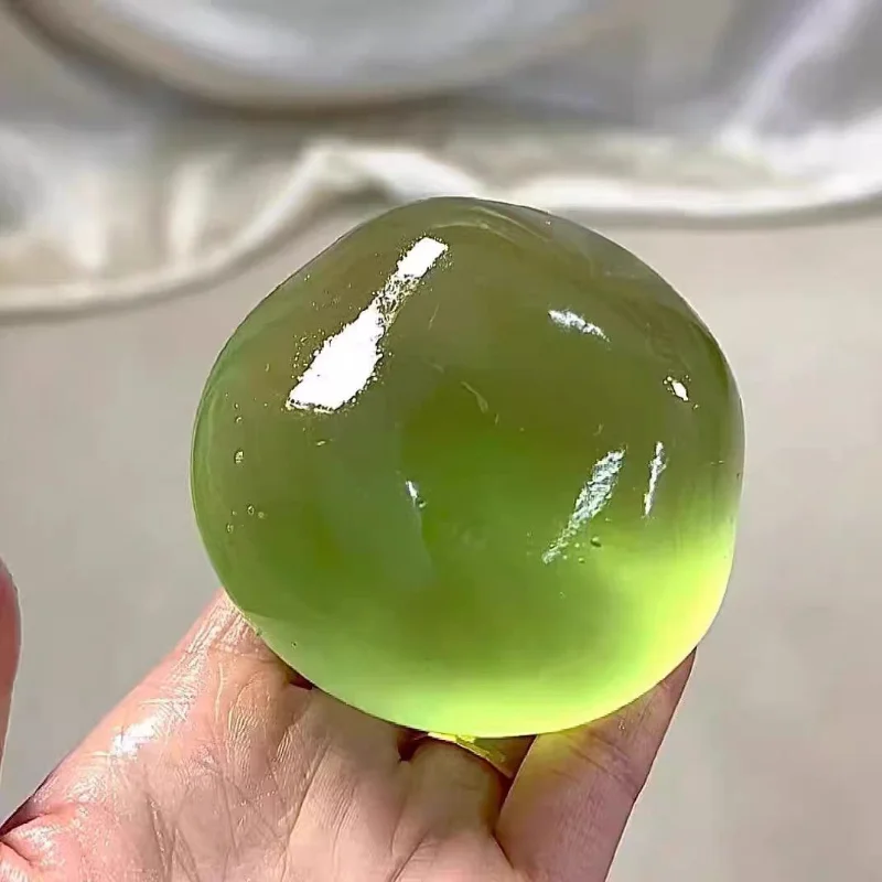 1/3pcs Cute Translucent Coconut Oil Squeeze Ball Appearance Plasticity Slow Rebound Stress Relief Fidget For Kids & Adult 6*6CM