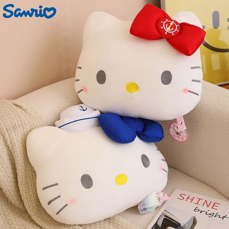 

35CM Cartoon Hello Kitty Plushies Body Pillow Sanrio Stuffed Animal Kawaii Ornament Peluche Comfortable Soft Doll Children Gift