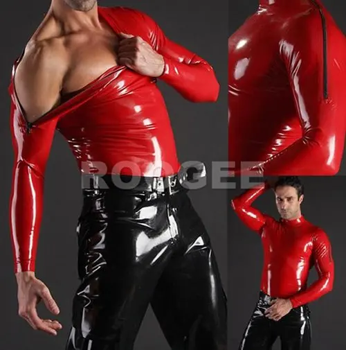 

Hot!!! New arrival!! latex T-shirt straitjacket