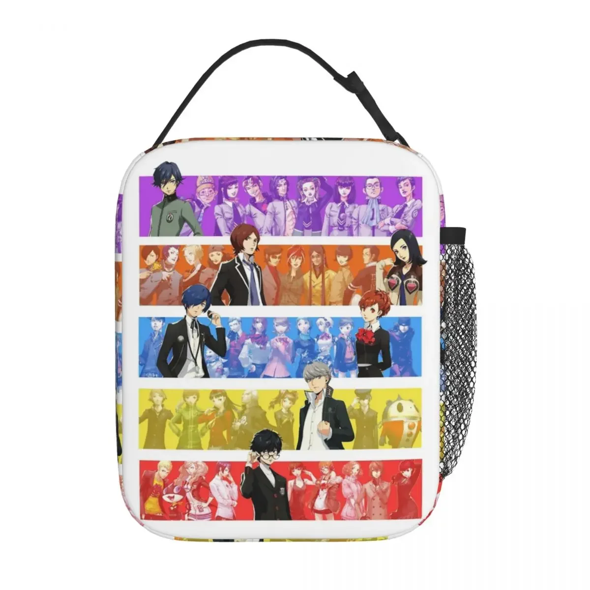 Persona Series Characters Game Accessories Insulated Lunch Bag For Office Food Box Portable Cooler Thermal Bento Box