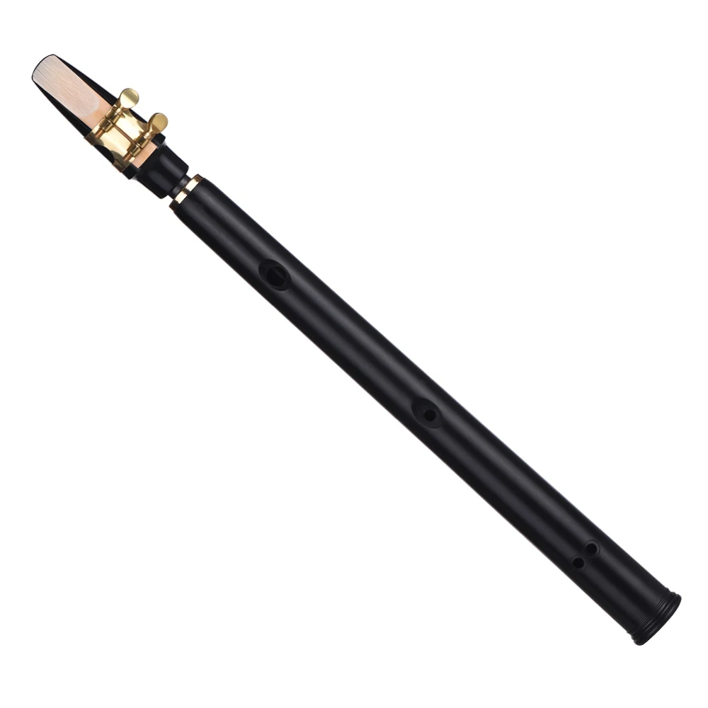 

ammoon Mini Pocket Bb Saxophone Sax ABS with Alto Mouthpieces 10pcs Reed Carrying Bag Woodwind Instrument