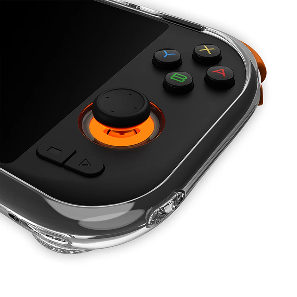 Klare TPU-Schutzhülle für die MANGMI AIR X Gaming-Konsole, ergonomische Griff-Schutzhülle, stoßfeste Schutzhülle gegen Stürze