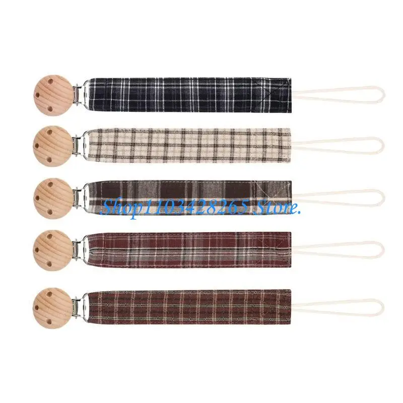 

Pack of 5pcs Baby Pacifier Clip Chain Toddler Crib Attachment Pendant Fashionable Pacifiers Holder Strap for Newborns G2TE