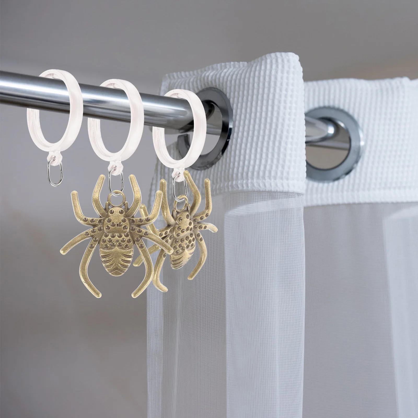 

20Pcs Spider Charms Halloween Party Decoration Alloy Pendant for Goth Home Decor DIY Craft Jewelry Making Accessory