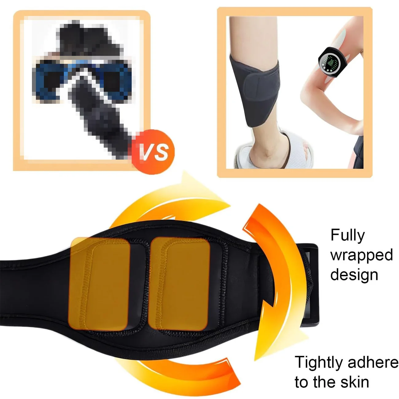 Intelligent EMS pulse arm massager 12-mode 36-gear power display pulse arm and leg massage