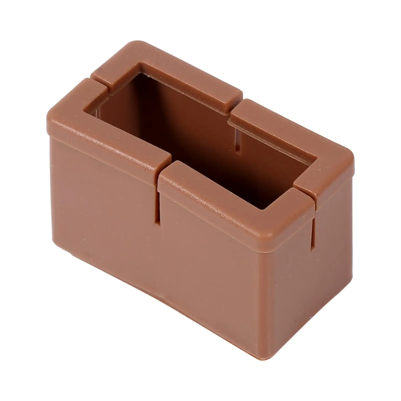 8PCS Silicone Chair Leg Furniture Table Feet Covers Floor Protectors Floor Protection Transparent Brown