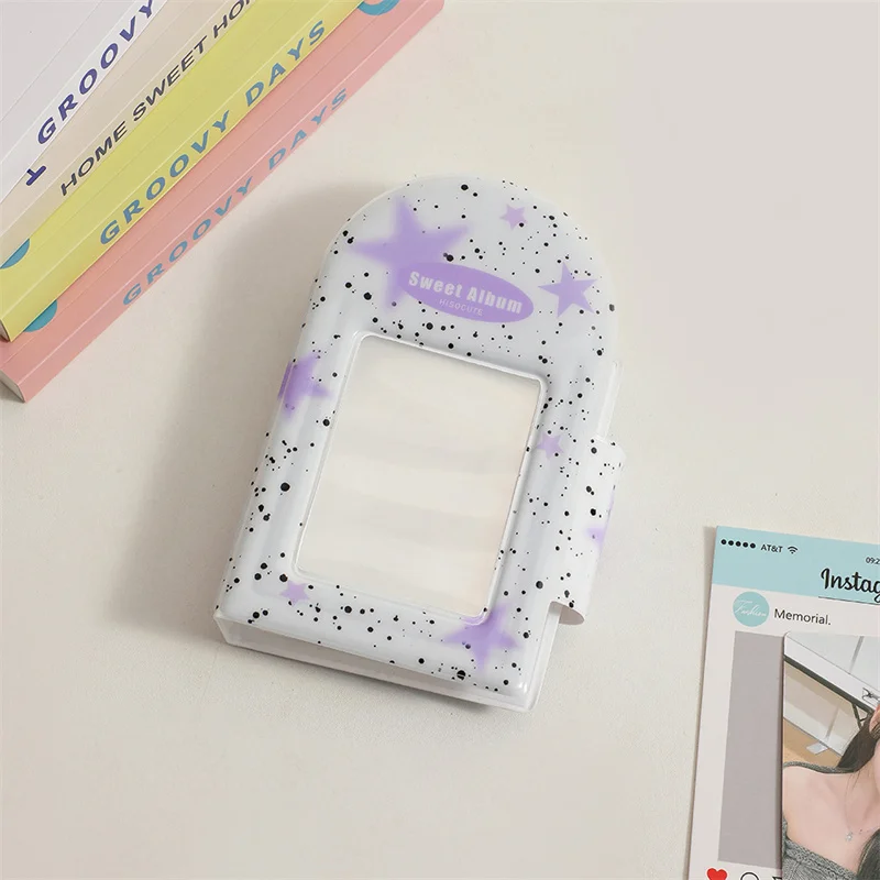 Kpop Binder 3 Inch Photo CardAlbum Photo Postcard Album Organizer Book Idol Collector Card Storage Card Photocards Holder