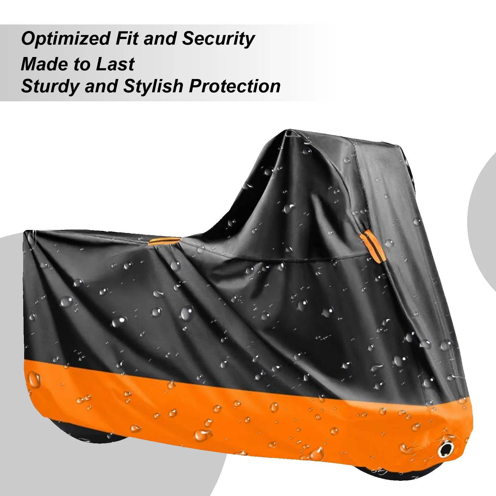 

Scooter Cover Motorcycle Rain Protector Outdoor Dustproof Heat Resistant Shade Protector For Daily Use Winter Storage