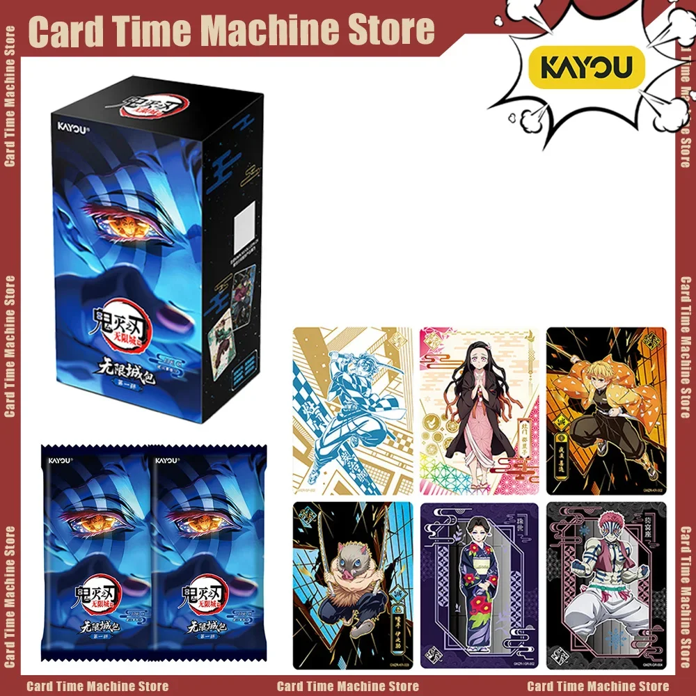 

Genuine KAYOU Demon Slayer The first installment of Infinite City Collector's Card Anime Collectible Cards Toys Birthday gifts