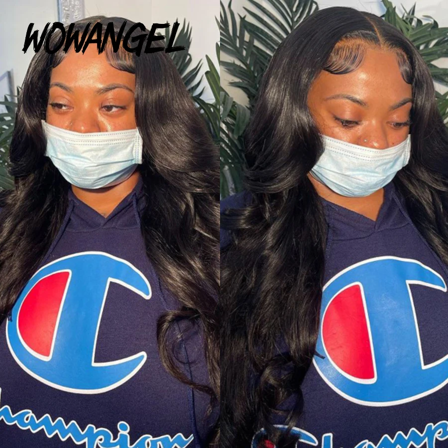 Wow Angel 7x7 HD Lace Closure Perücken 34 Zoll Body Wave Perücken Remy Haar 6x6 HD Lace Closure Echthaarperücken Vorgezupfte Kleberlose Perücken – Detail 6