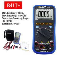 OWON B41T+ 4 1/2 Digit Bluetooth-Compatible Digital Multimeter True RMS Backlit Display for Accurate Testing Fast Shipping