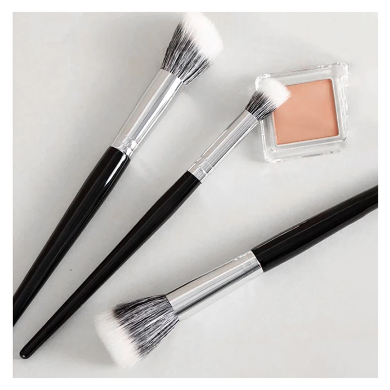 MyDestiny Goat Hair Multifunction Blush Stippling Highlight Makeup Brush Magic Large /Small Stippling Brush Beauty Makeup Tool