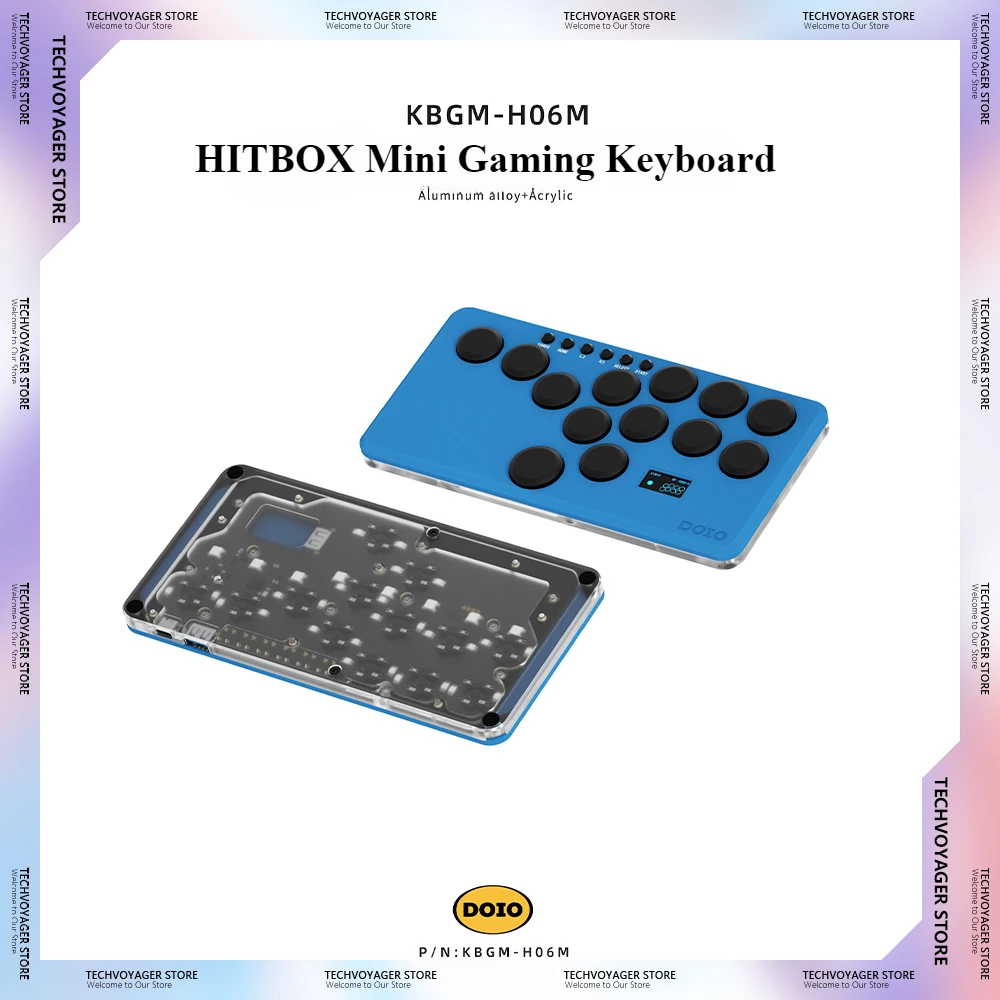 

Мини-клавиатура DOIO HITBOX KBGM-H06M с поддержкой Ps4, Ps5