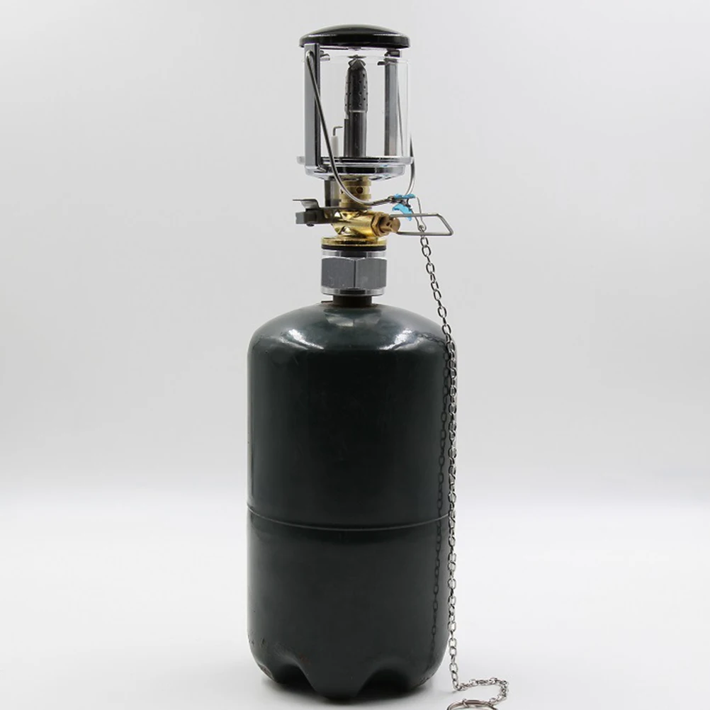 Lampada da campeggio portatile a gas per esterni, strumento di illuminazione da campeggio, lampada a propano per tenda, decorazione calda, strumento pratico, materiali durevoli