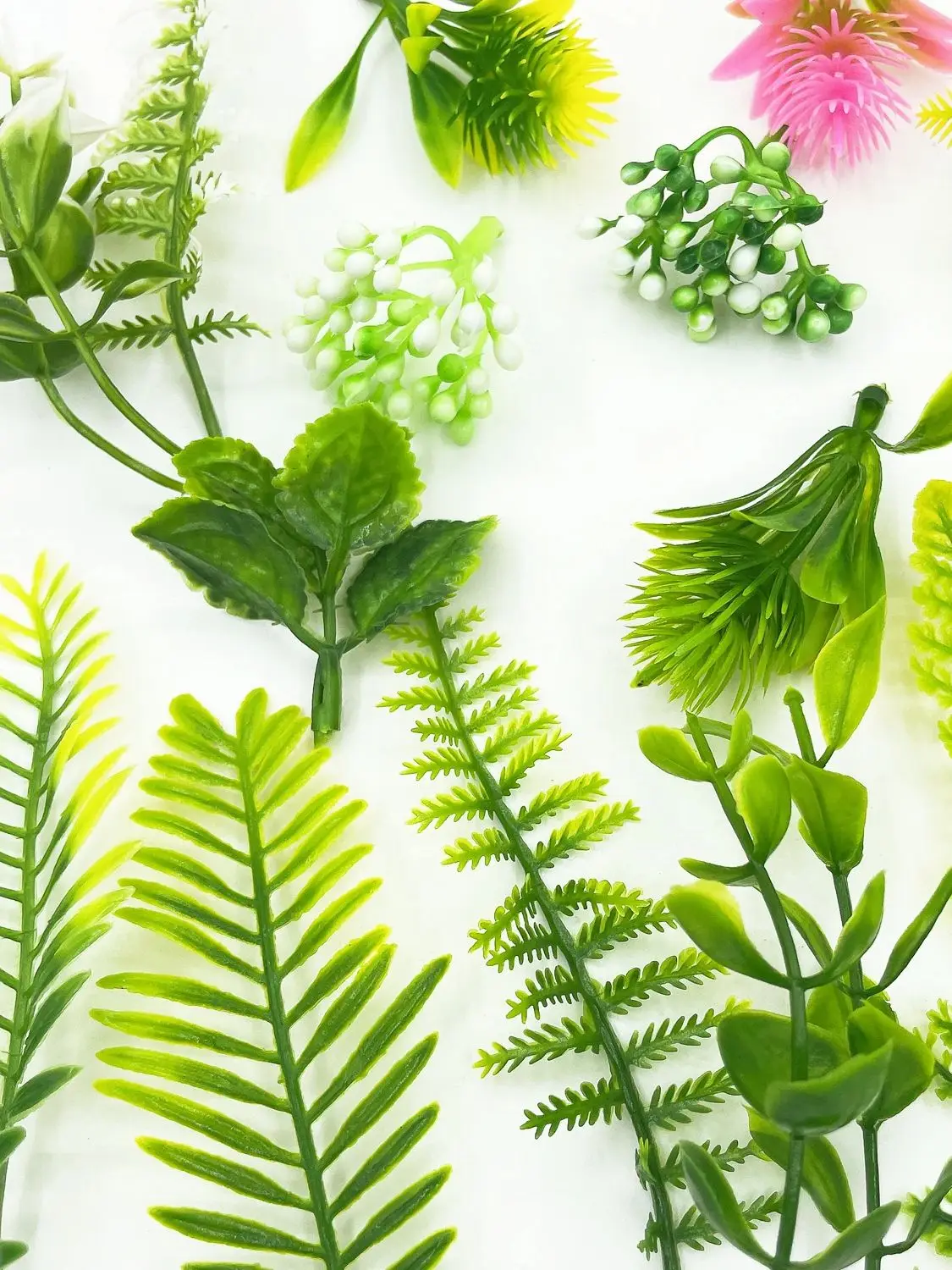 10 Teile/los Kunststoff Wasser Gras Künstliche Blumen Für Wohnkultur Wand Hängen Tisch DIY Kranz Geschenk Scrapbooking Gefälschte Pflanzen – Detail 2