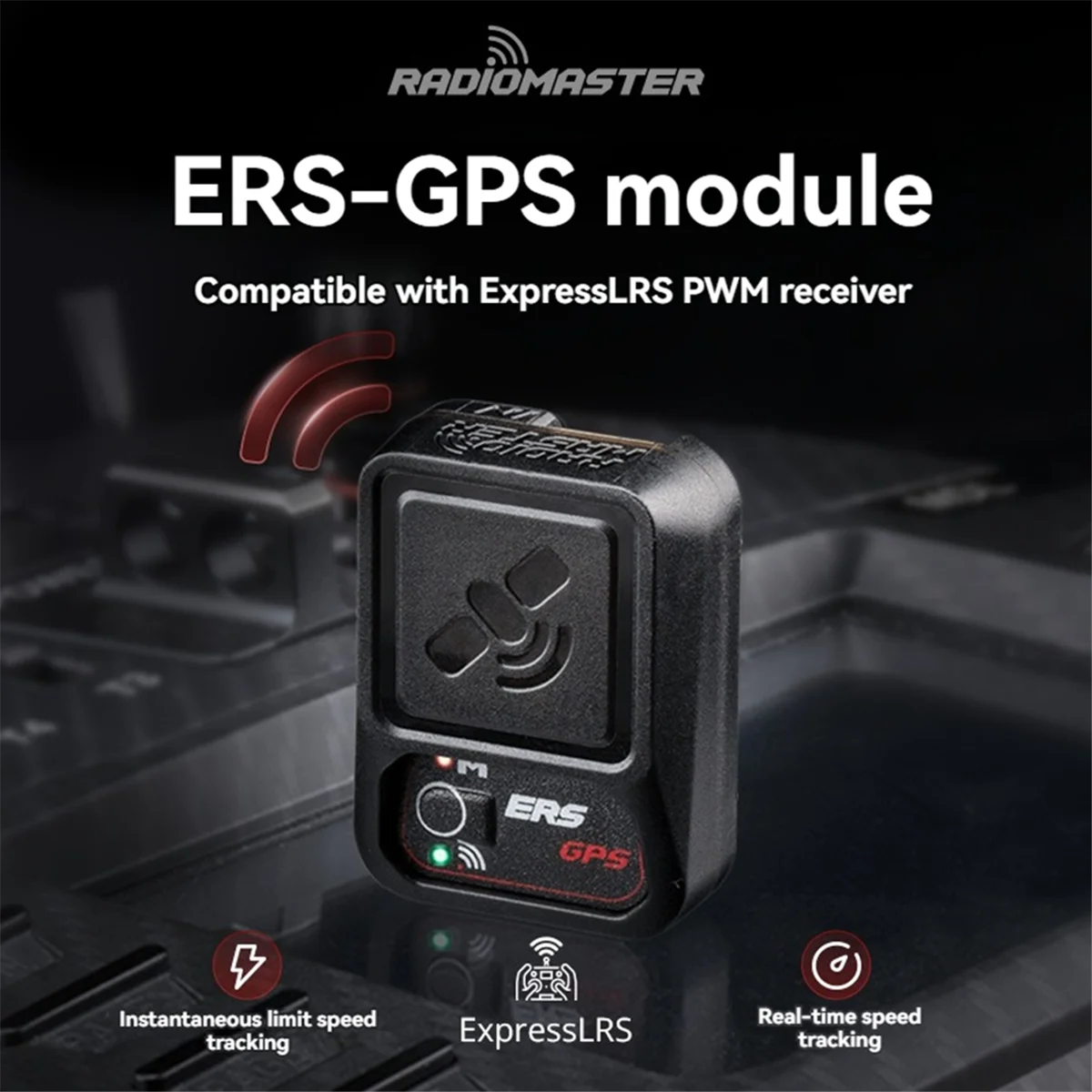 وحدة A14M ERS-GPS GPS عالية الدقة تتبع في الوقت الحقيقي متوافقة مع جهاز استقبال ExpressLRS PWM لقارب سيارة بدون طيار FPV