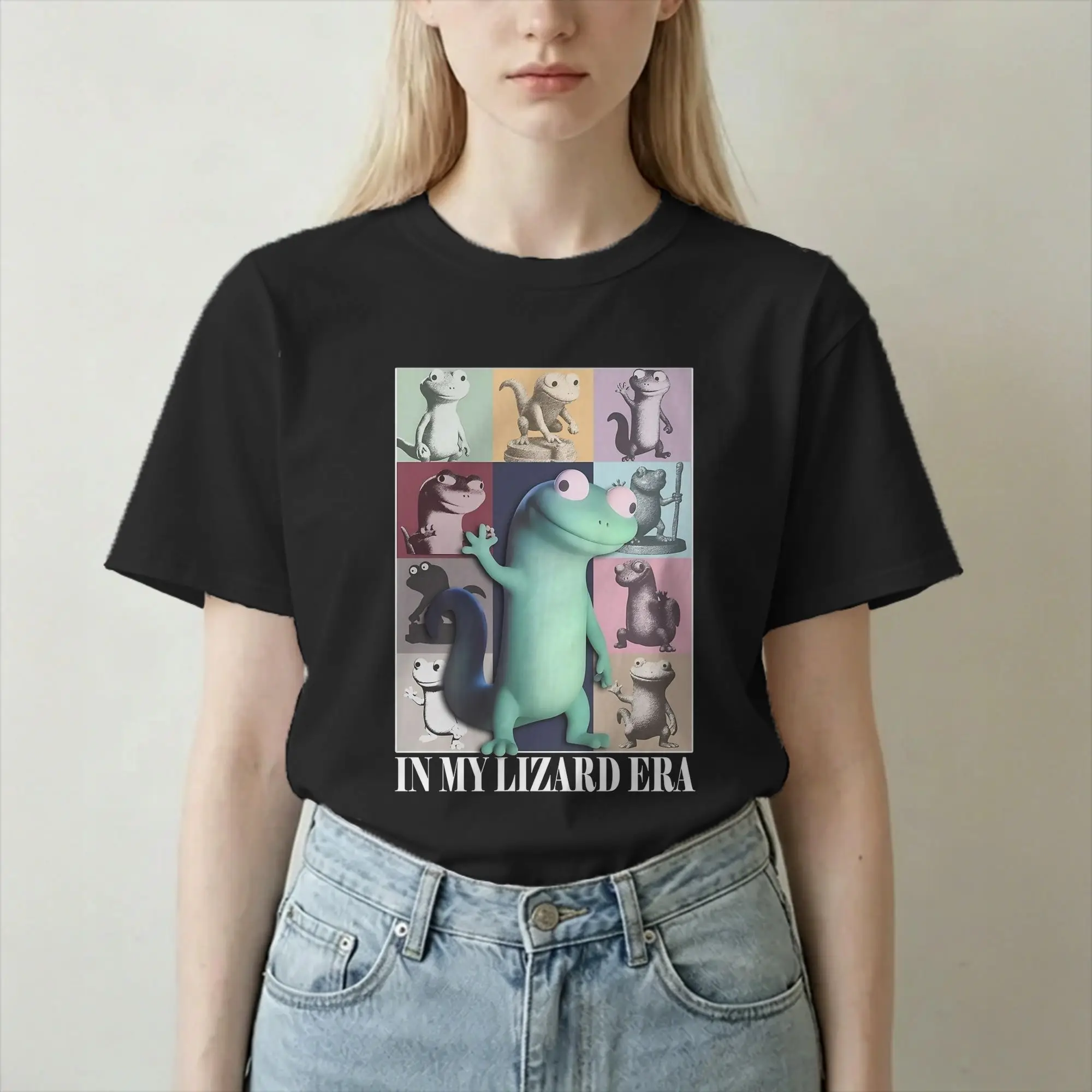 Lizard Lizard Lizard Meme My Tom Lizard Era T-Shirt for Men Women Hoppers Vintage Pure Cotton Tee Shirt T Shirts Arrival Clothes