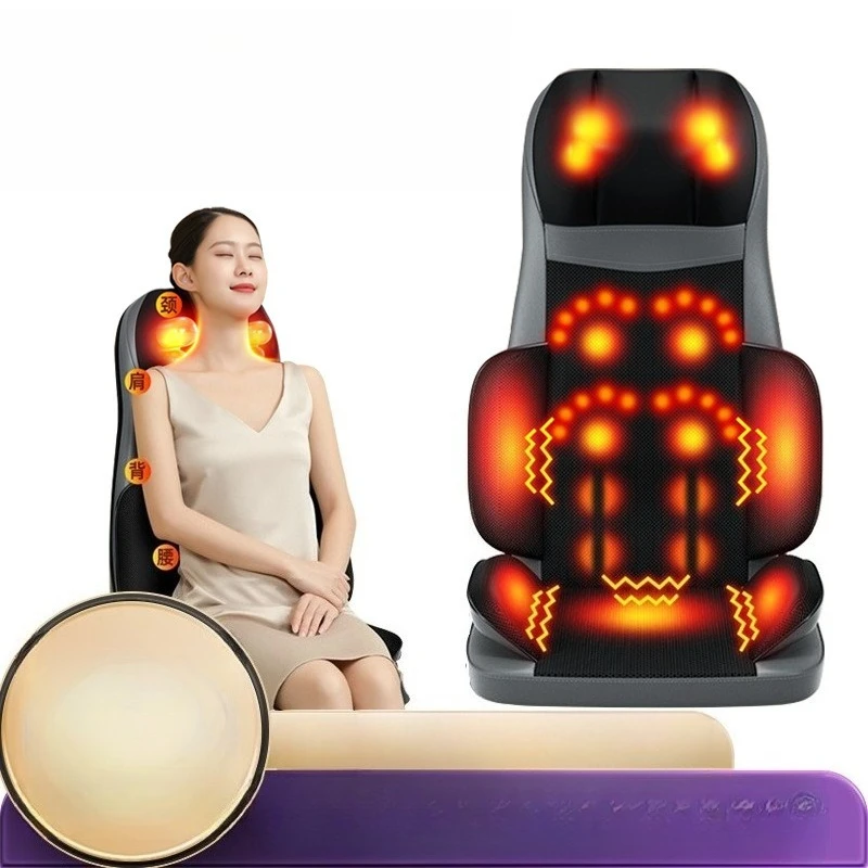 Multifunctional Shoulder Neck Kneading Massager Waist Back Hip Full Body Massage Cushion Home Use Neck Massager Back Massager
