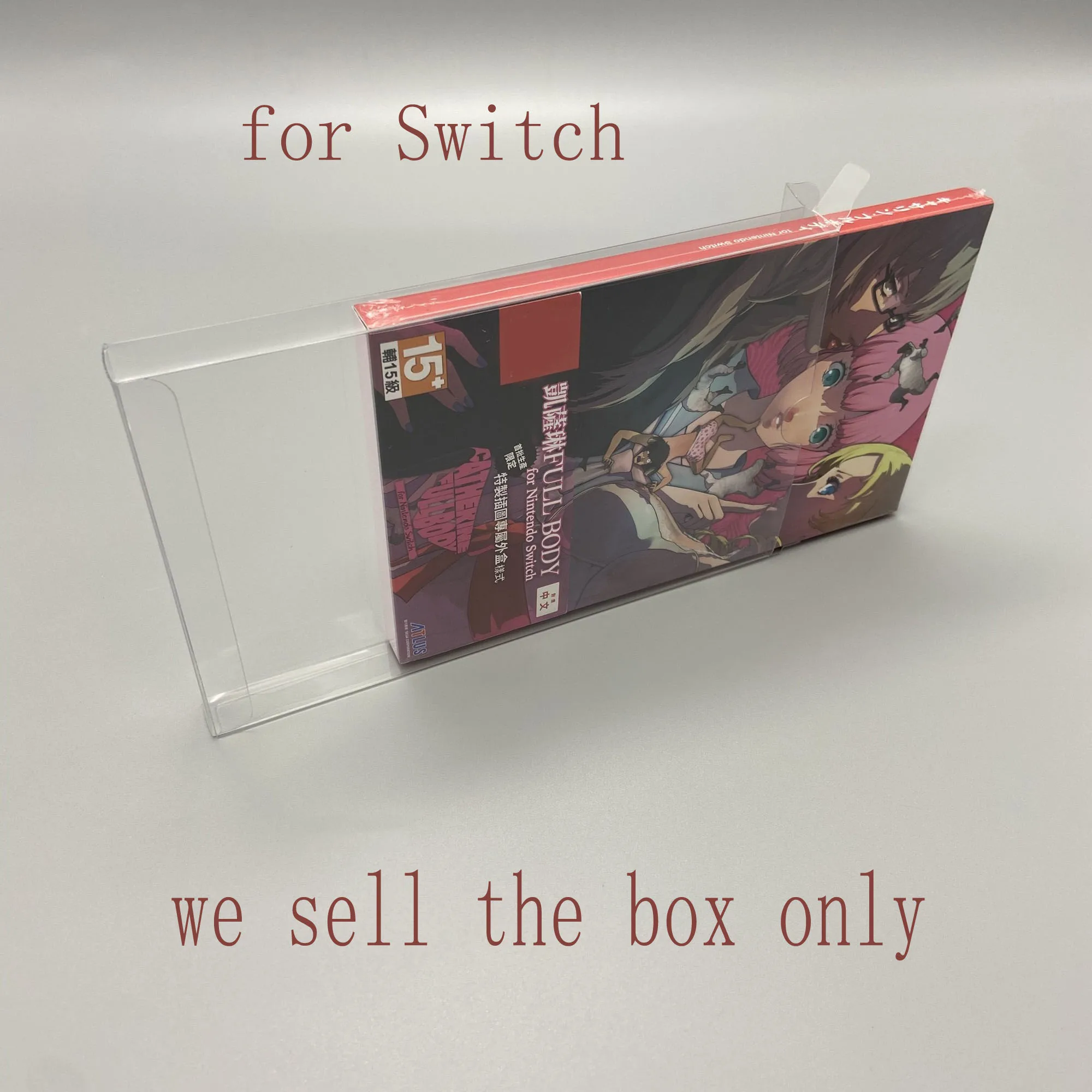 Transparent Box Protector For Catherine limited Edition For Nintendo Switch NS Game Shell Clear Display Case