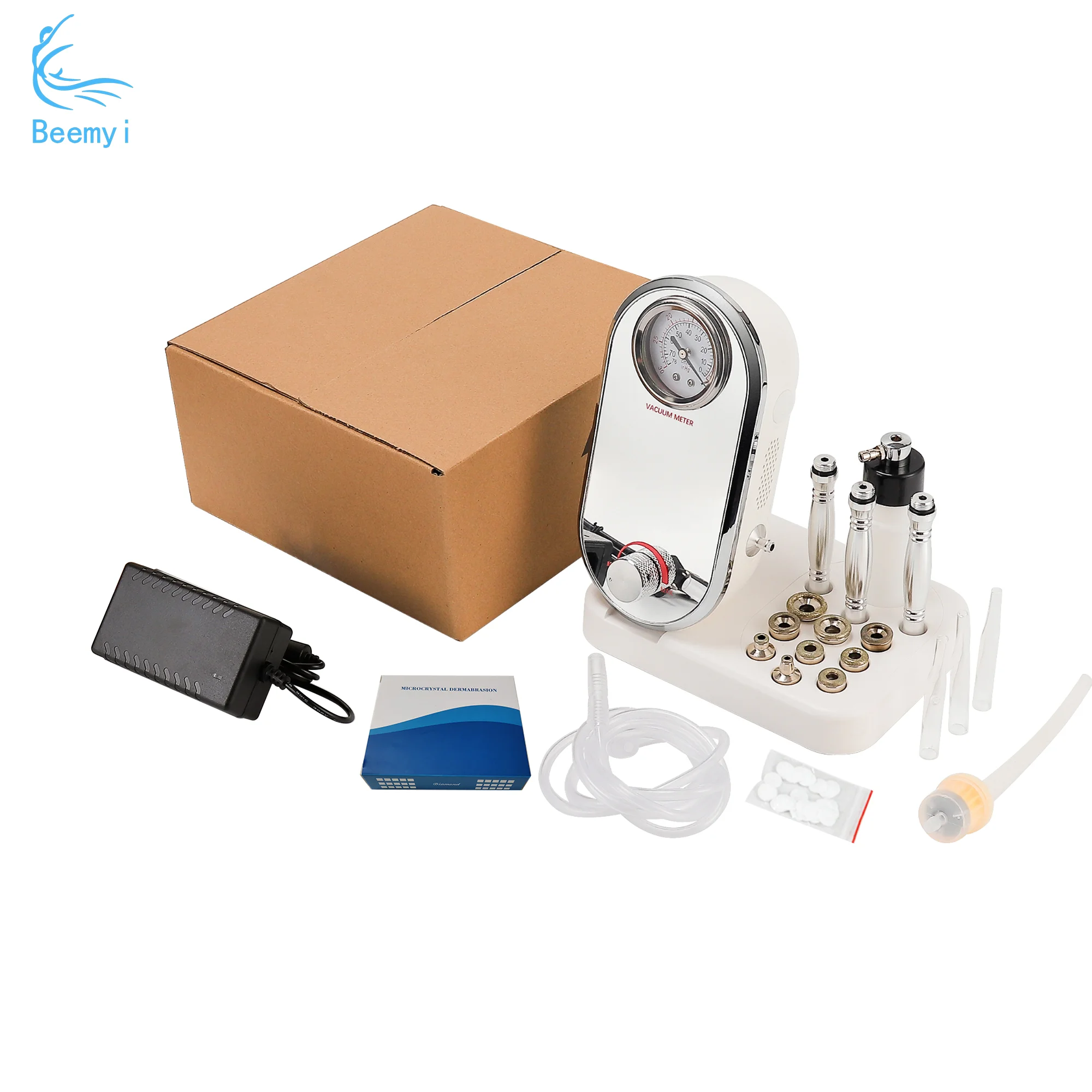 Dispositivo rassodante per il sollevamento della riduzione delle rughe per la pulizia della pelle sottovuoto della macchina per microdermoabrasione diamantata 3 in 1
