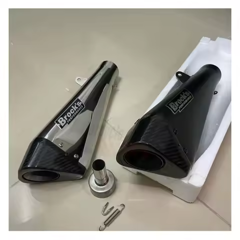 57MM Universal DB Killer Motorcycle Exhaust Pipe PitBike Escape Moto Silencer Motorbike For Z900 CBR500 GSX250 GSXR1000 GSXR1300