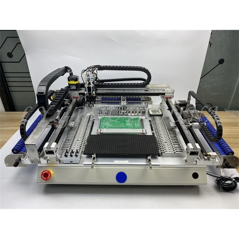 High Speed Auto SMT Pick and Place Machine 2 Heads Chips Mounter Pcb Making Machine for LED Assembly Line Q1 Q2S 33/54/68Bits