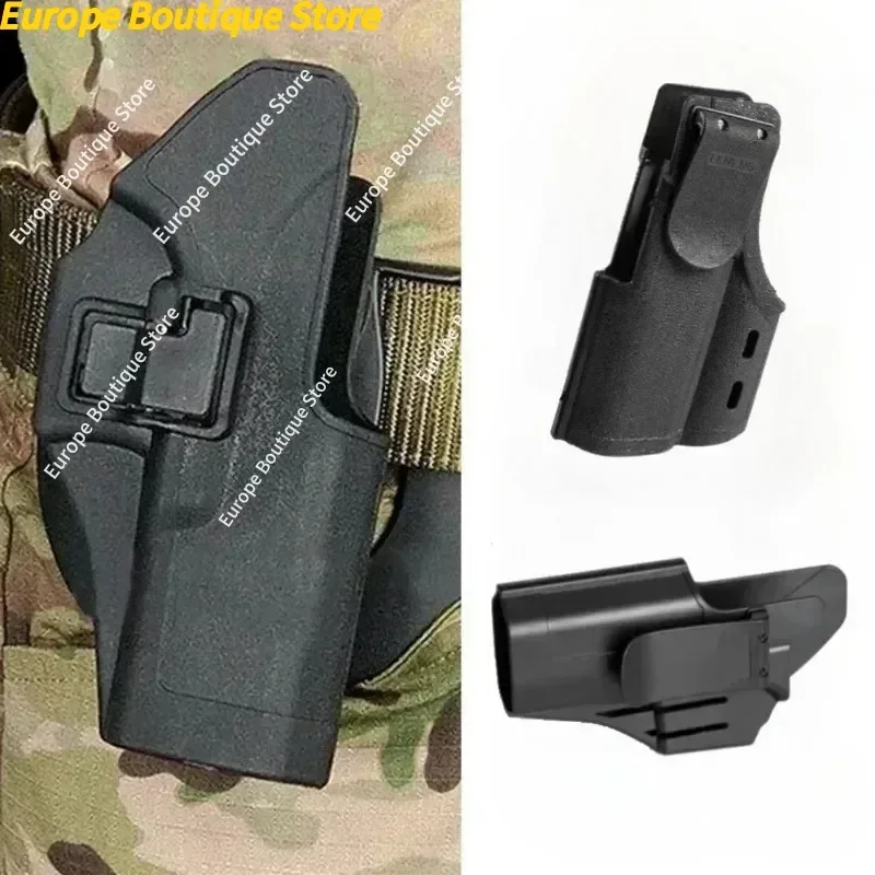 

Quick Release Pistol Holster for G18 Hunting Gun Holster Waist Carry Tactical Outdoor Equipment Plastic Quick-pull Sleeve