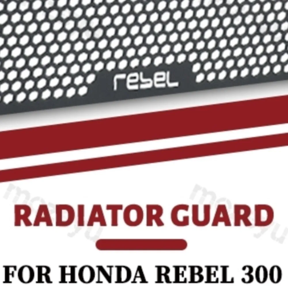 

For Honda Rebel CM300 CM500 CMX300 CMX500 CL250 CL300 CL500 2017-2026 Radiator Grille Guard Part Protection Cover Protector