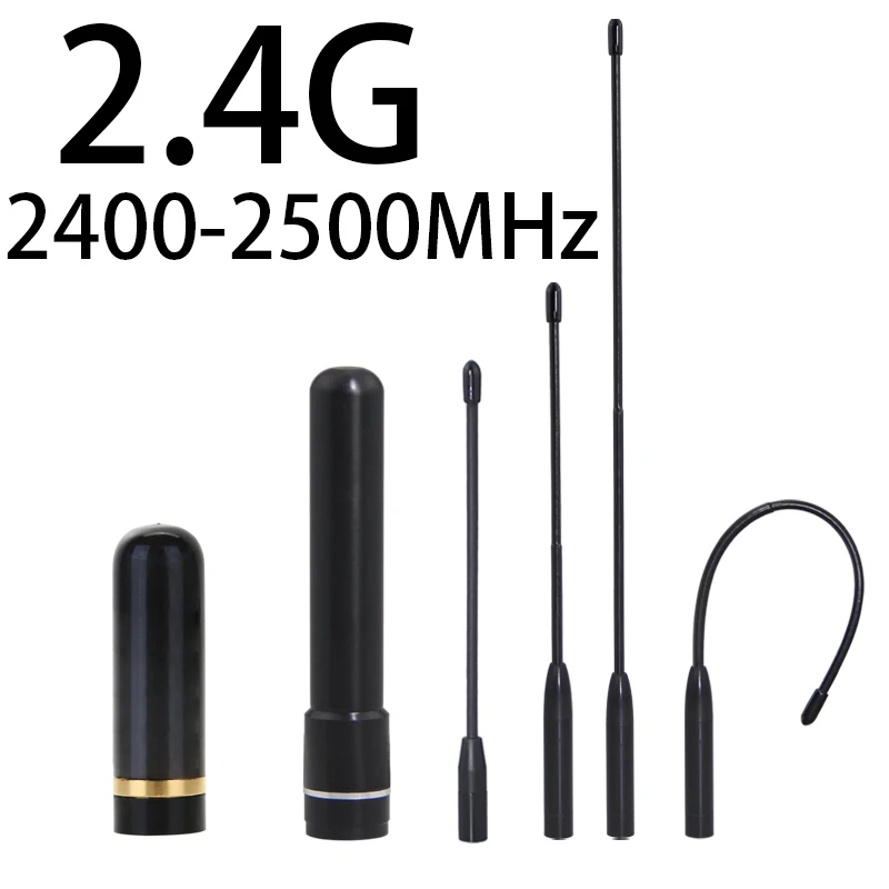 2.4GHz Soft Antenna Unmanned Aerial Vehicle Warning Equipment, Handheld Jammer, Detector Small Antenna, WIFI Short Antenna