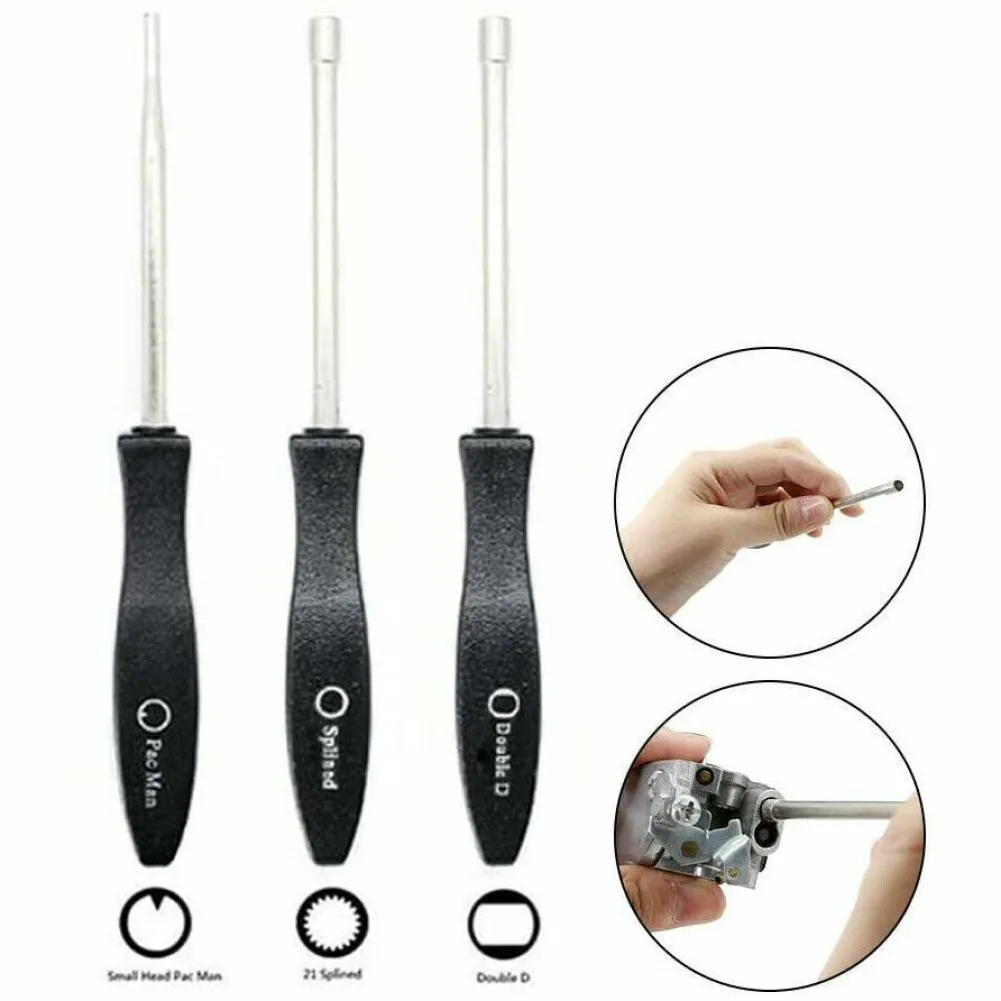 Double D Pac Man Splined 21T Carburetor Screwdriver For Poulan For For Craftsman Garden Chainsaw Hand Repair Tool