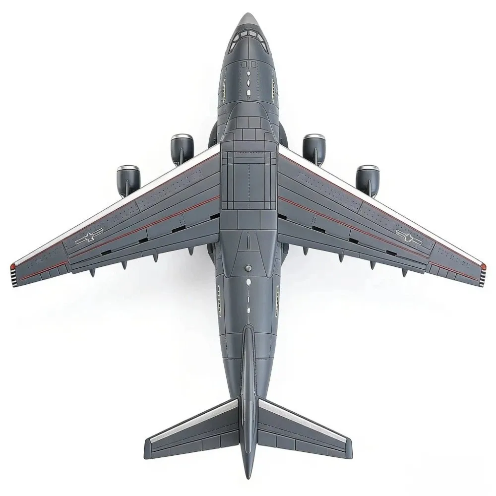 1:100 Scale Transport Aircraft Model TU-160 Detailed Design Attack Aircraft Building Blocks Set Y-20 DIY Airplane Model