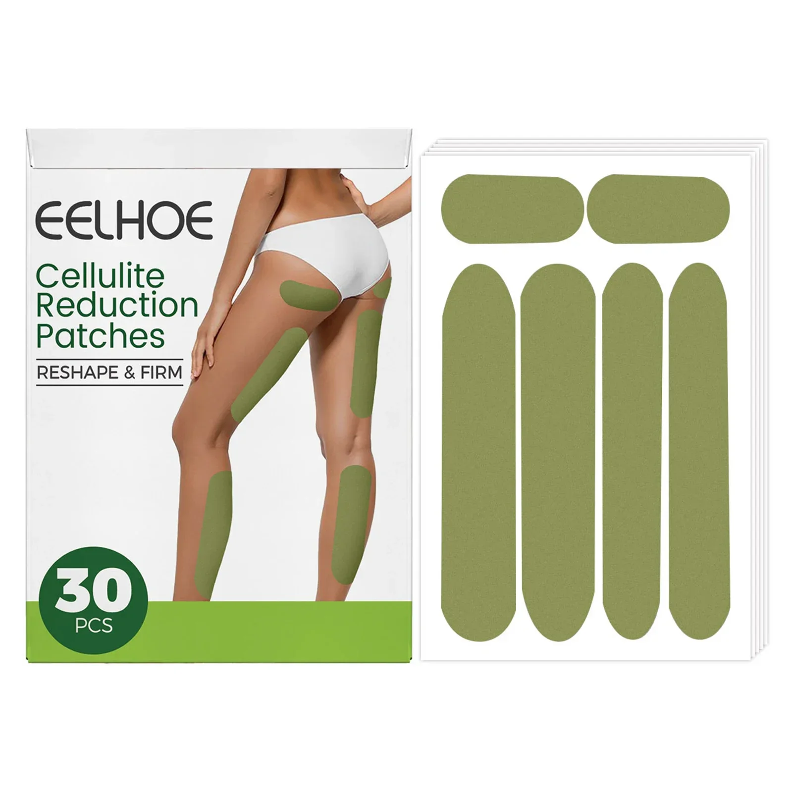 

60pcs Leg Slimming Patch Wormwood Slim Leg Plasters Fat Burning Anti Cellulite Quick Thin Leg Patches Weight Loss Stickers