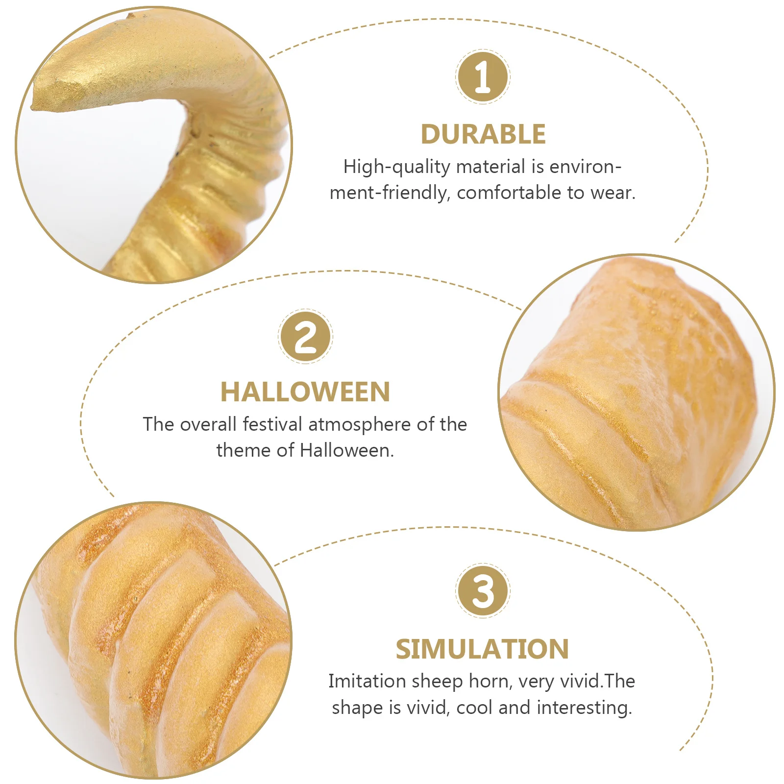 

1Pair Halloween Black Cavel Hairbands Environment Friendly Comfortable Hair Decors for Party Costume and Festival Events