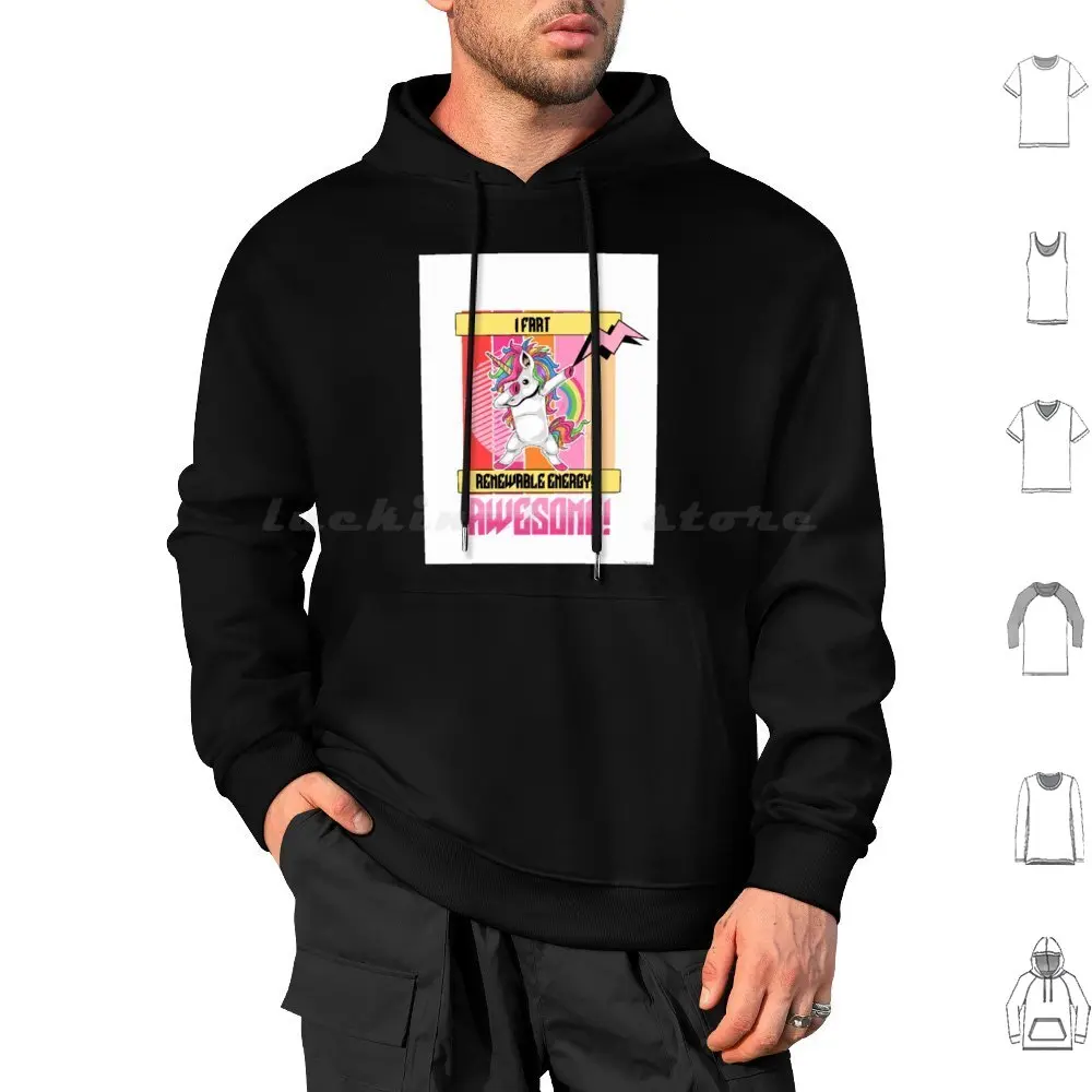 Unicorn Farts Save The Planet!! Hoodies Long Sleeve Farts Fart Farting Unicorn Funny Awesome Renewable Energy Renew