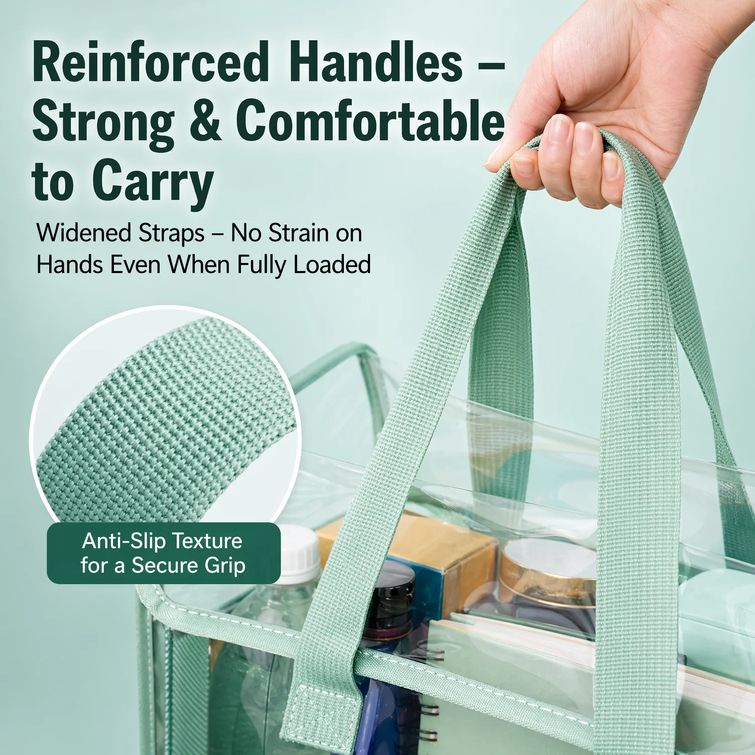 mesh pocket inside bag