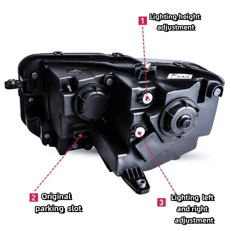 Longding 18-20 Tharu Headlamp Assembly Modified Flow Steering Lens Matrix Front light Led Daytime Running Lamps