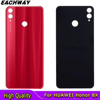 New For HUAWEI Honor 8X Battery Cover Rear Glass Door Housing Case Back Panel For HUAWEI Honor 8X Battery Cover +  Adhesive