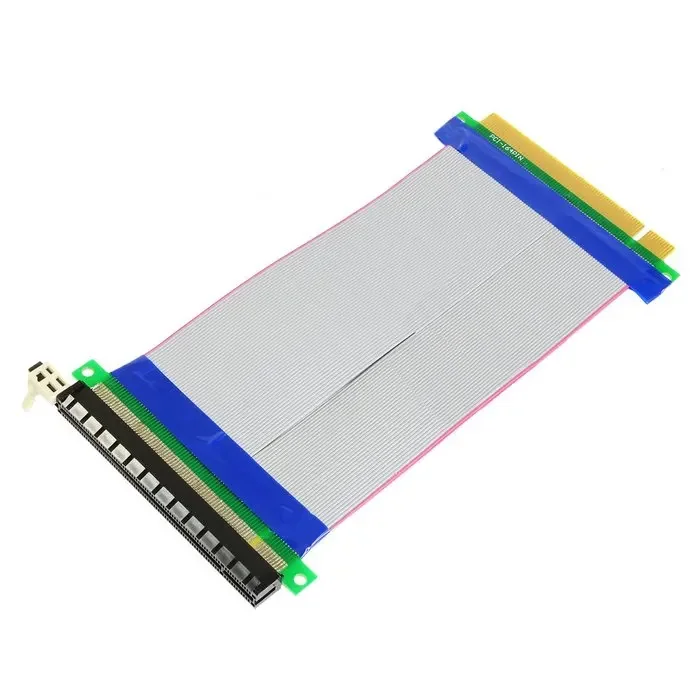 Riser Pcie PCI-E Pci Express 16x Riser Card 16x 16x Male To Female Extender Card Ribbon Cable Adapter Converter 20cm