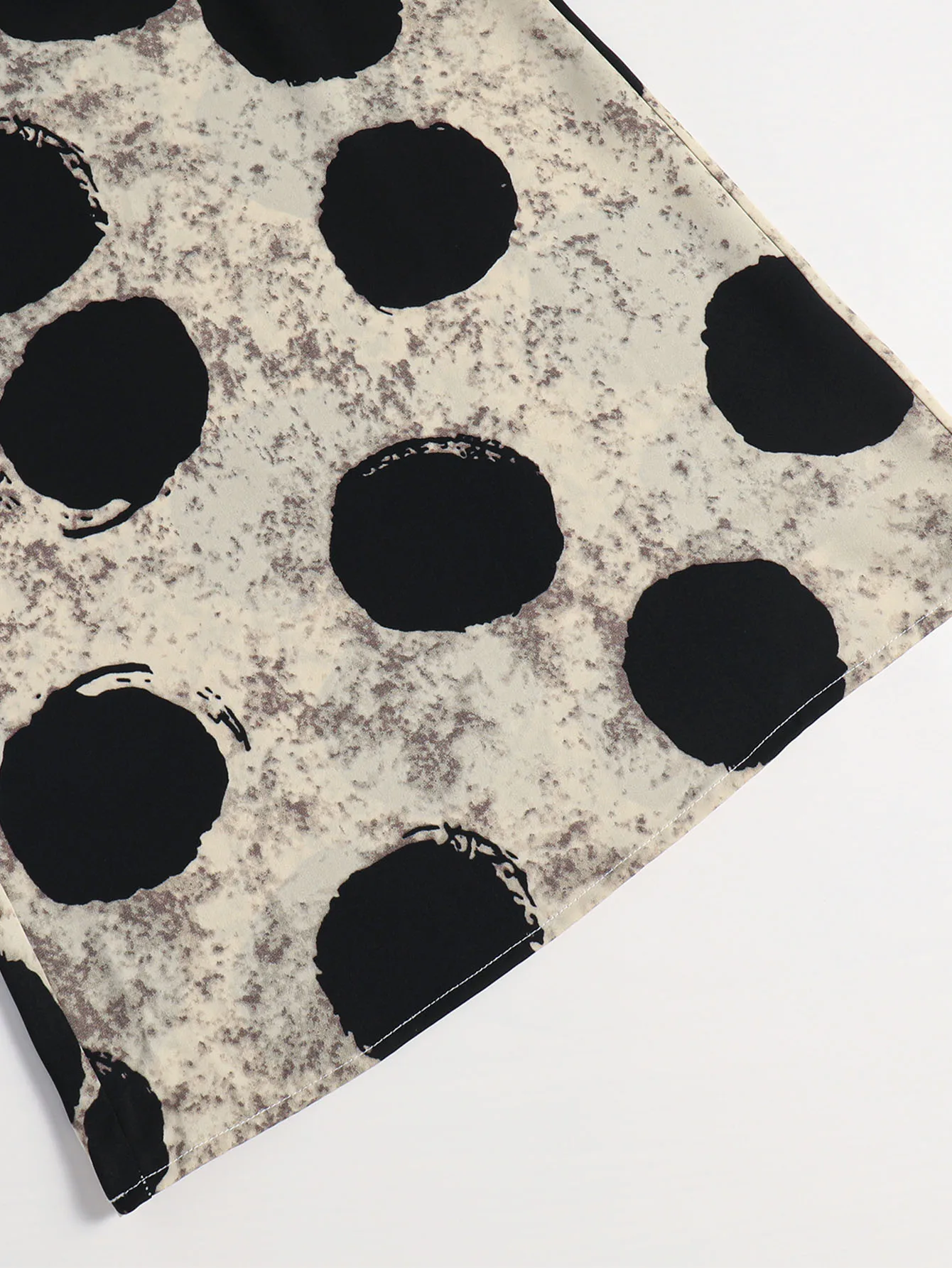 Pantaloni a Gamba Larga da Donna Stile Retrò a Pois con Vita Alta Arricciata ed Elastica per Primavera ed Estate, Casual per Vacanze e Ufficio