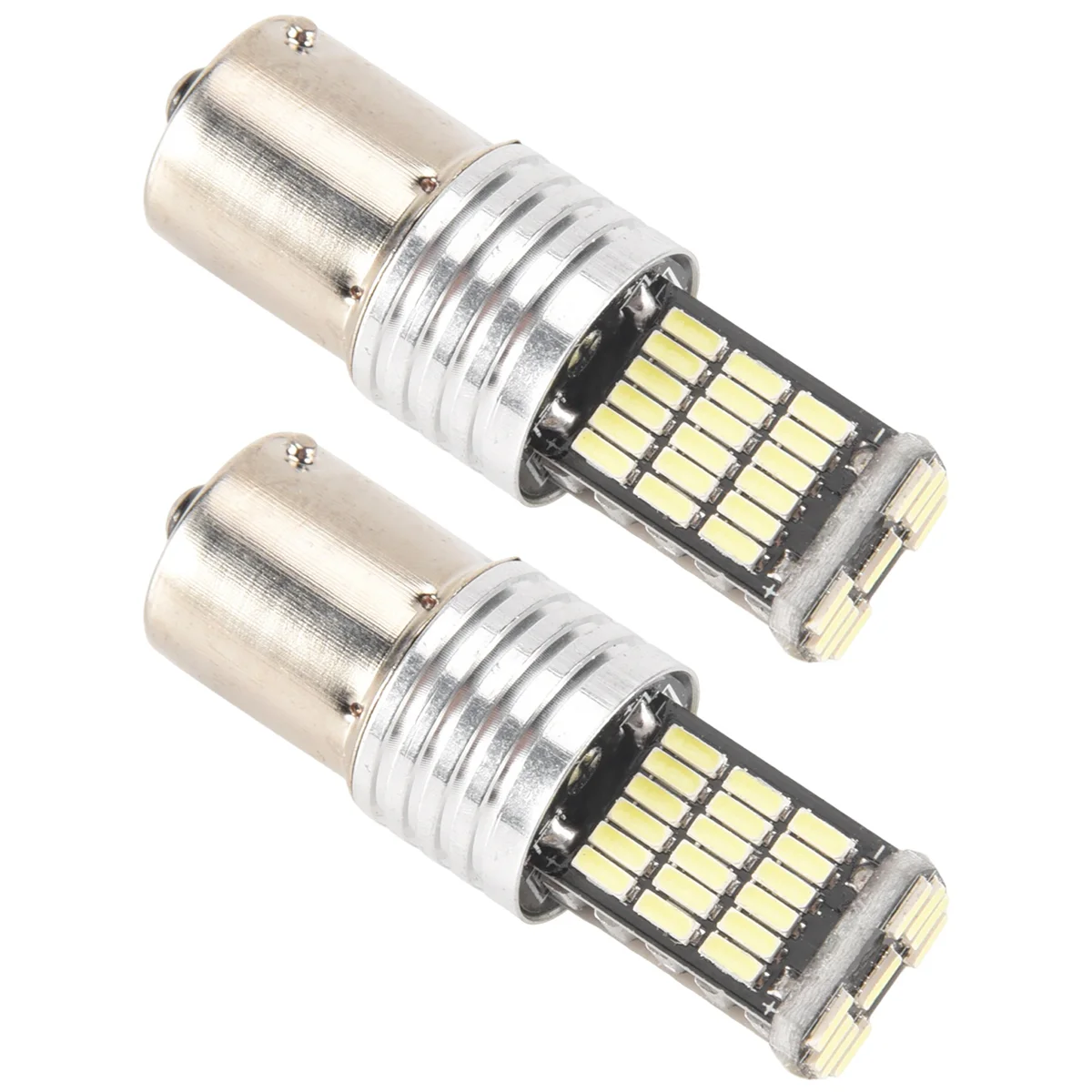 Enquêter arrière de frein de voiture blanc haute puissance, Canbus 15 SMD, BA15S P21W, 6000K, 2X 1156LED