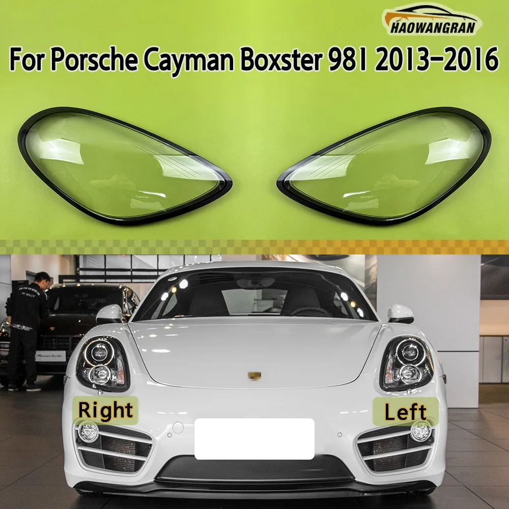 

Headlamp Cover Headlight Shell Lens Plexiglass Replace Original Lampshade For Porsche Cayman Boxster 981 2013 2014 2015 2016