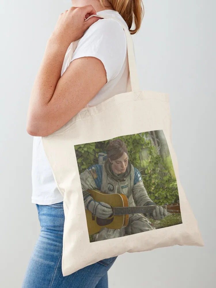

We have our very own astronaut in the music store! Tote Bag Reusable bags shopping bags foldable Canvas bag cloth bag woman