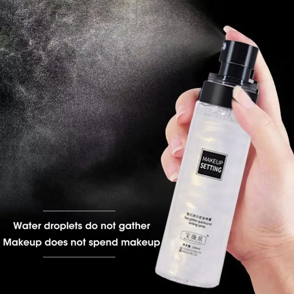 100ml Makeup Setting Spray Long Lasting Foundation Fixer Spray Moisturizing Oil Control Natural Matte Refreshing Quick Fixer